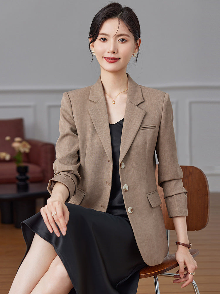 Women's Elegant Blazer Suit Set – Long Sleeve Business Casual | Autumn 2024 Collection