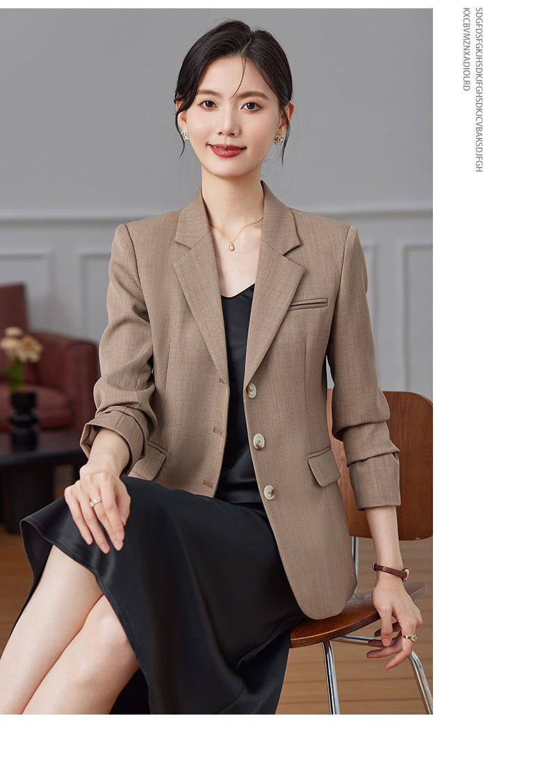 Women's Elegant Blazer Suit Set – Long Sleeve Business Casual | Autumn 2024 Collection