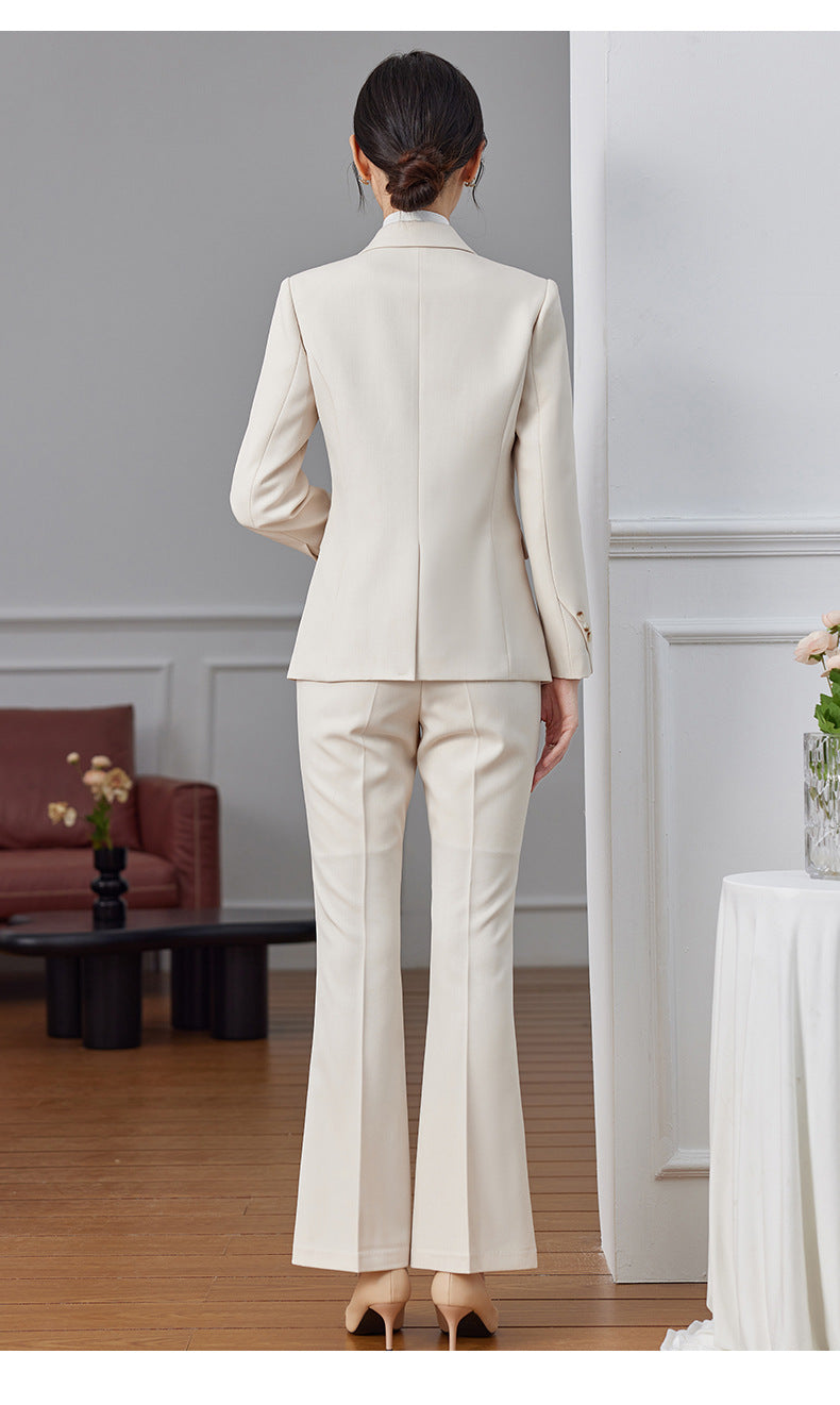 Women's Elegant Blazer Suit Set – Long Sleeve Business Casual | Autumn 2024 Collection