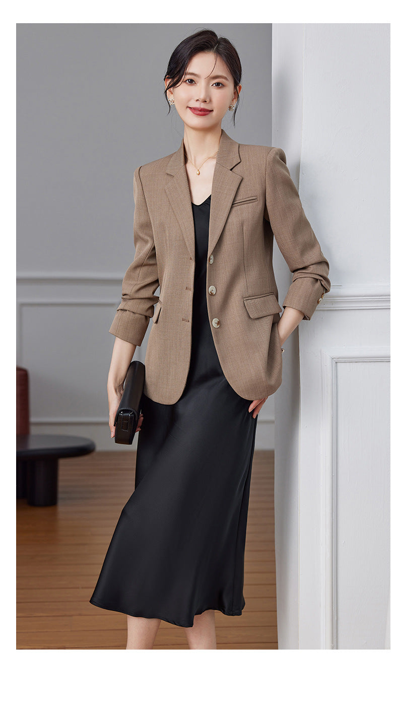 Women's Elegant Blazer Suit Set – Long Sleeve Business Casual | Autumn 2024 Collection