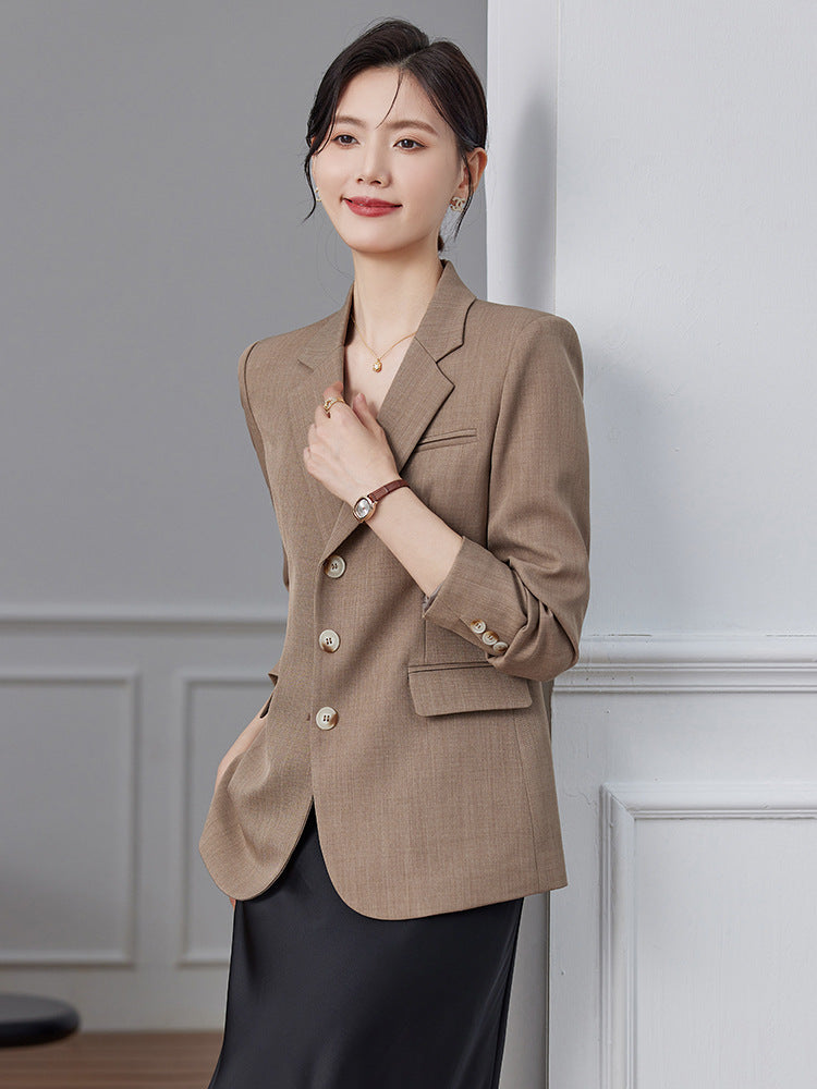 Women's Elegant Blazer Suit Set – Long Sleeve Business Casual | Autumn 2024 Collection