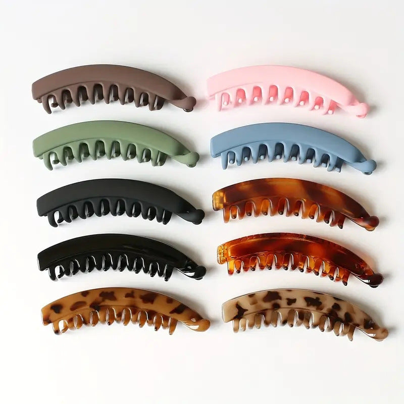13cm Large Banana Clip – Elegant Claw Hair Clip for Thick Hair | 25 Colors