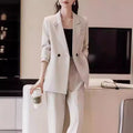 Women's Elegant 3-Piece Suit Set – Blazer, Top & Trousers | Business Casual