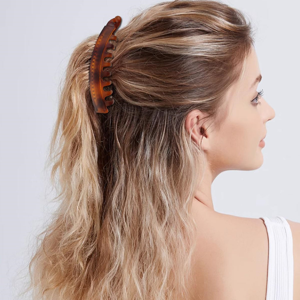 13cm Large Banana Clip – Elegant Claw Hair Clip for Thick Hair | 25 Colors