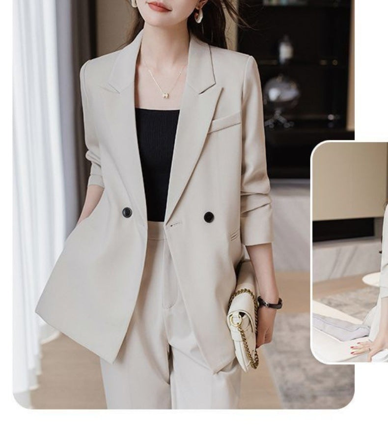 Women's Elegant 3-Piece Suit Set – Blazer, Top & Trousers | Business Casual