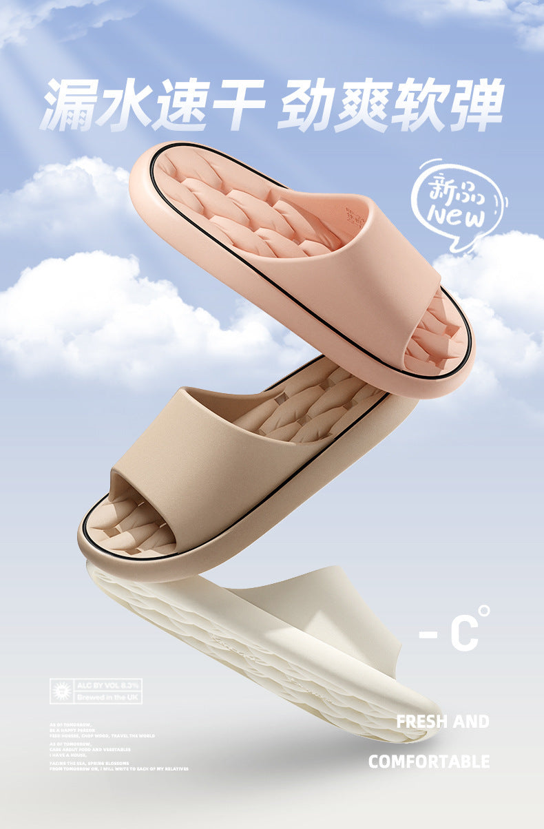Non-Slip EVA Bathroom Slippers | Quick-Dry Unisex House Slides | 7 Colors