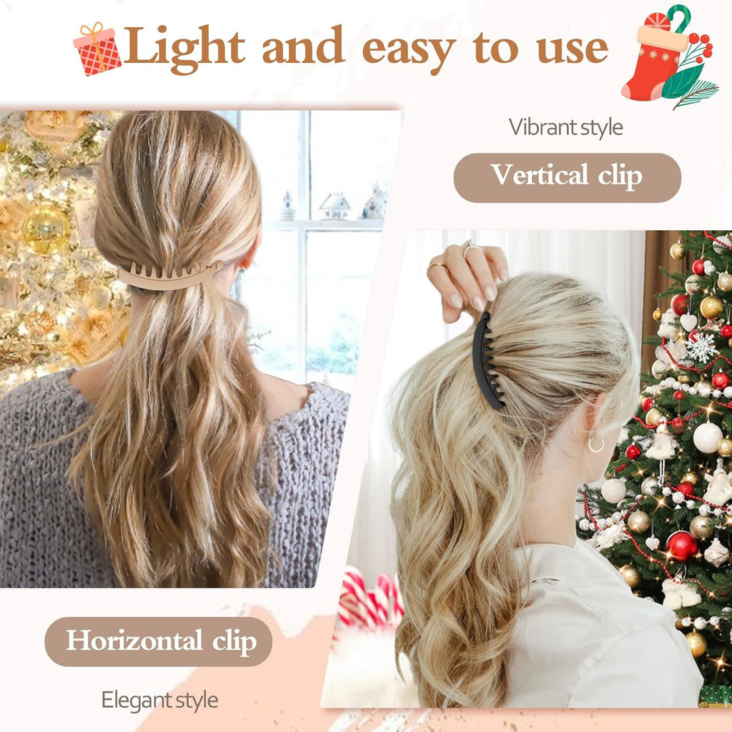 13cm Large Banana Clip – Elegant Claw Hair Clip for Thick Hair | 25 Colors