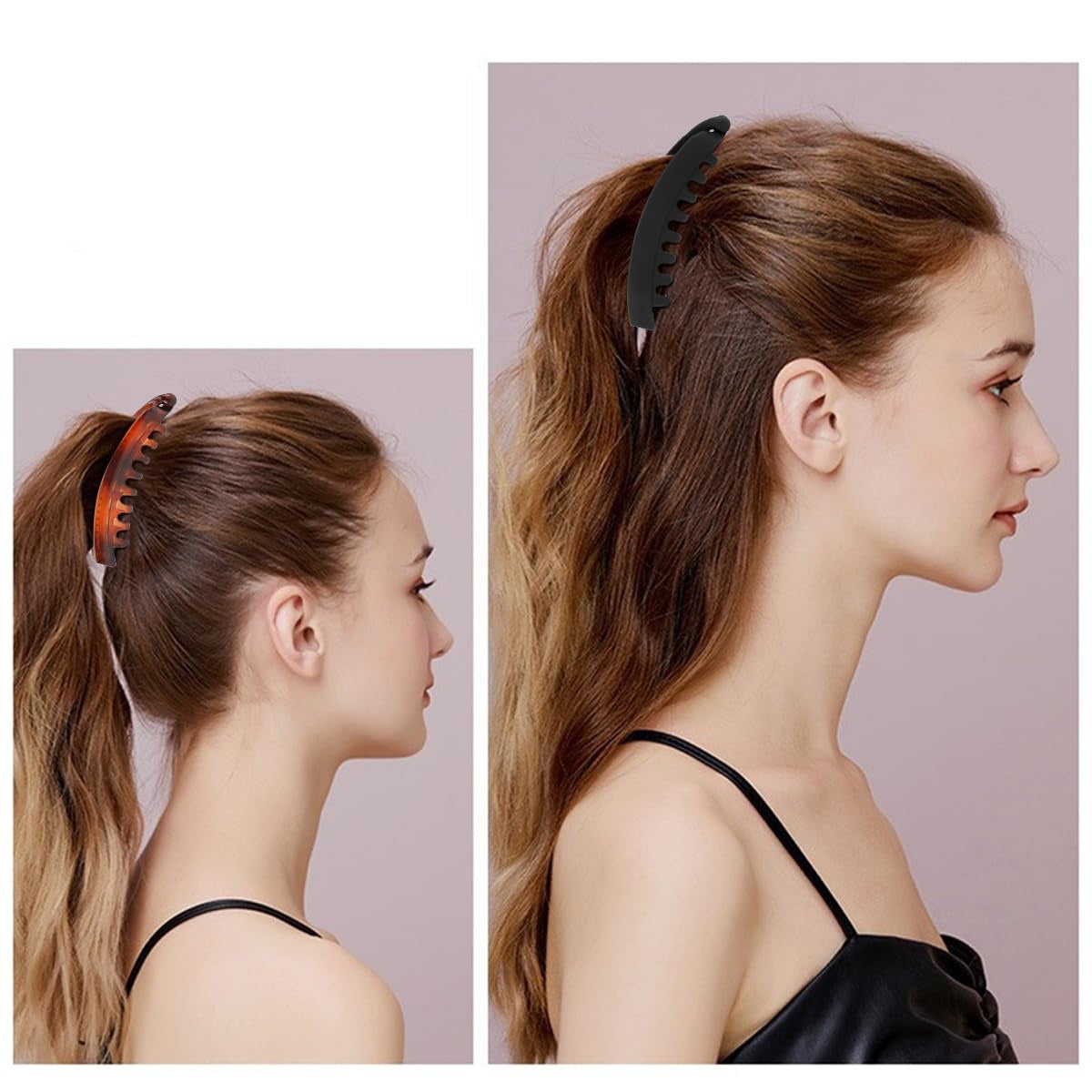 13cm Large Banana Clip – Elegant Claw Hair Clip for Thick Hair | 25 Colors