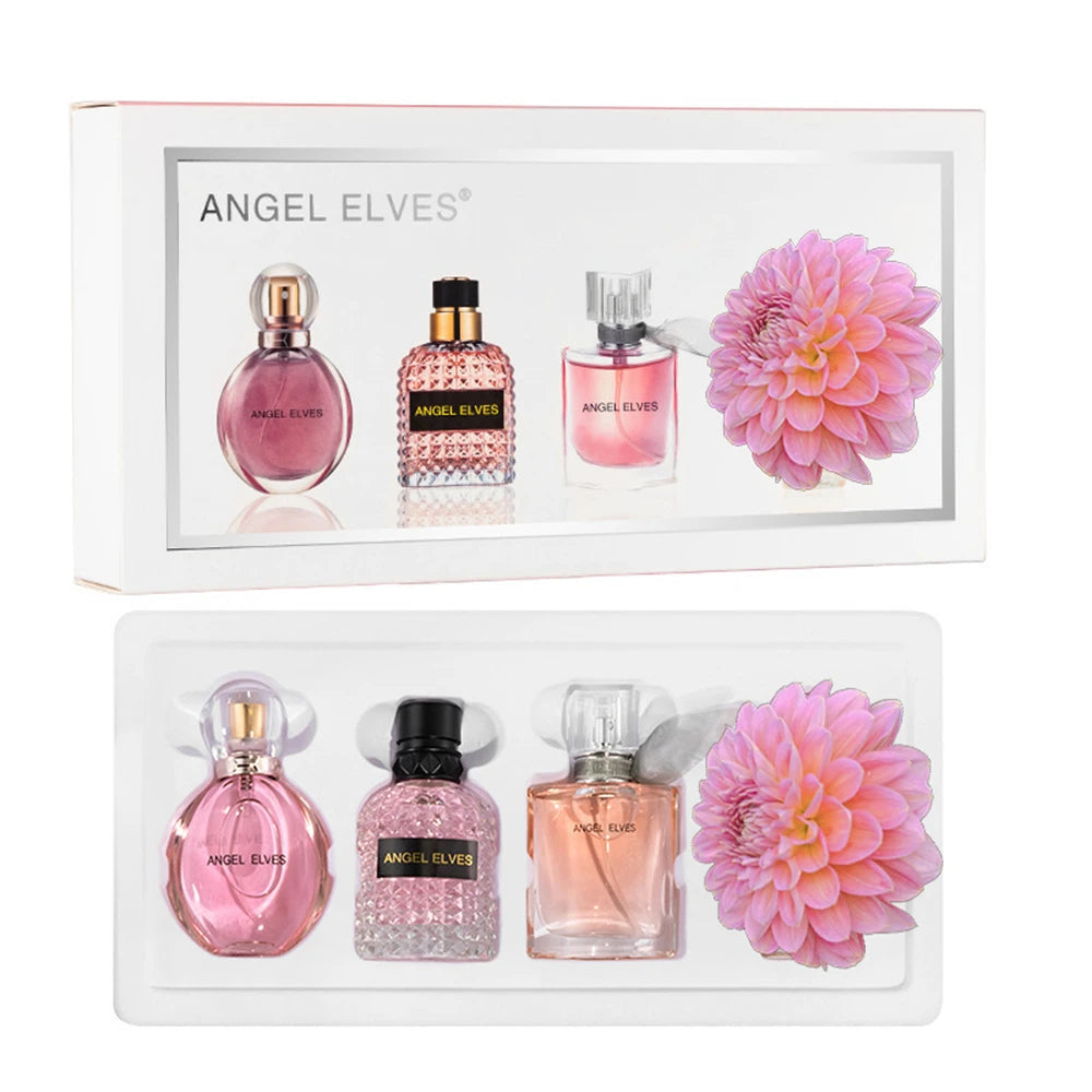 Classic Perfume Women Original 향수 Feminino Perfumes De Mujer Floral Scent Spray 120ml Pheromone Profumo Donna Gift Box 4Pcs Set Nanasbeautyholic