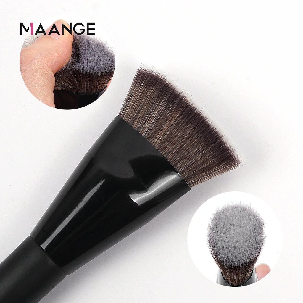 MAANGE Single Flat Round Tube Flat Head Foundation Brush