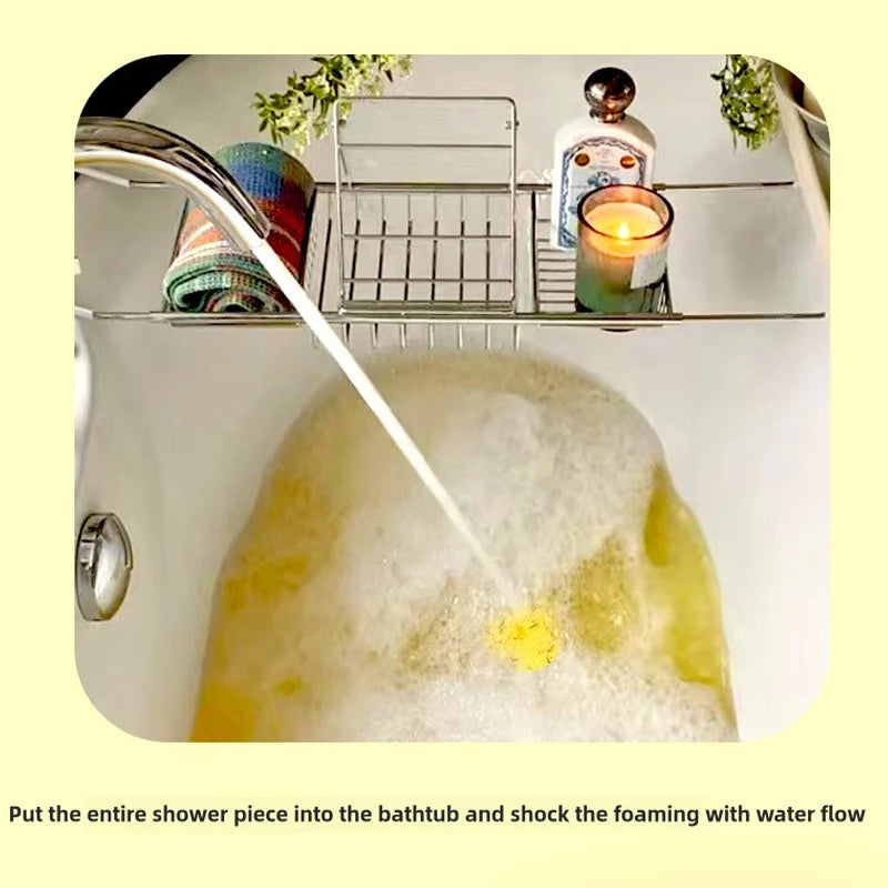 Lavender Shower Bomb Natural Essential Oil Shower Moisturizing Stress Relieving Bath Salt Tablets Suitable for Women and Men Nanasbeautyholic