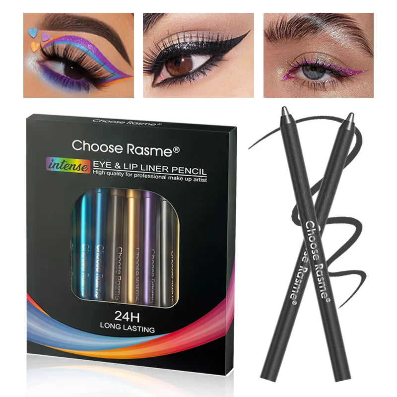 CHOOSE RASME Colors Set Glitter & Shimmer Eyeliner Stick Pack
