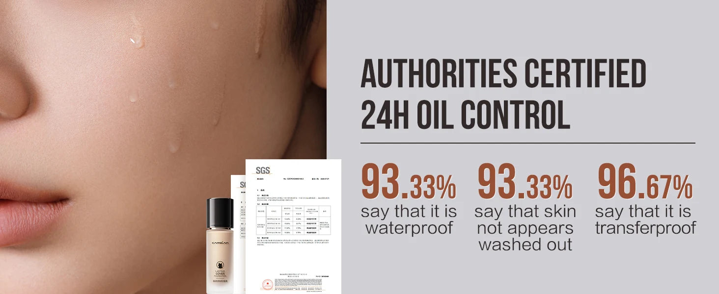CARSLAN Long-lasting Moisture Matte Liquid Face Foundation