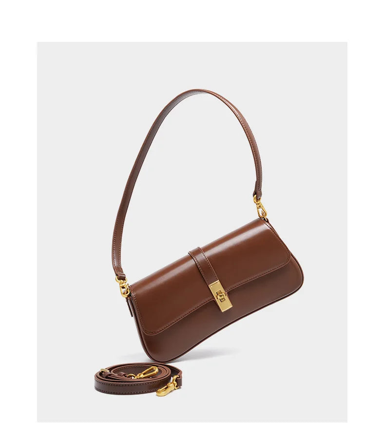 Jonlily Women Genuine Leather Shoulder Bag