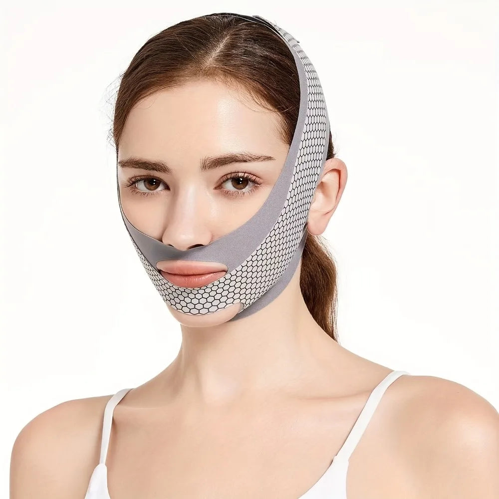 Face Slimming Bandage V Line Face Shaper Double Chin Reducer Face Lifting Belt Anti Wrinkle Facial Massager Women Skin Care Tool Nanasbeautyholic