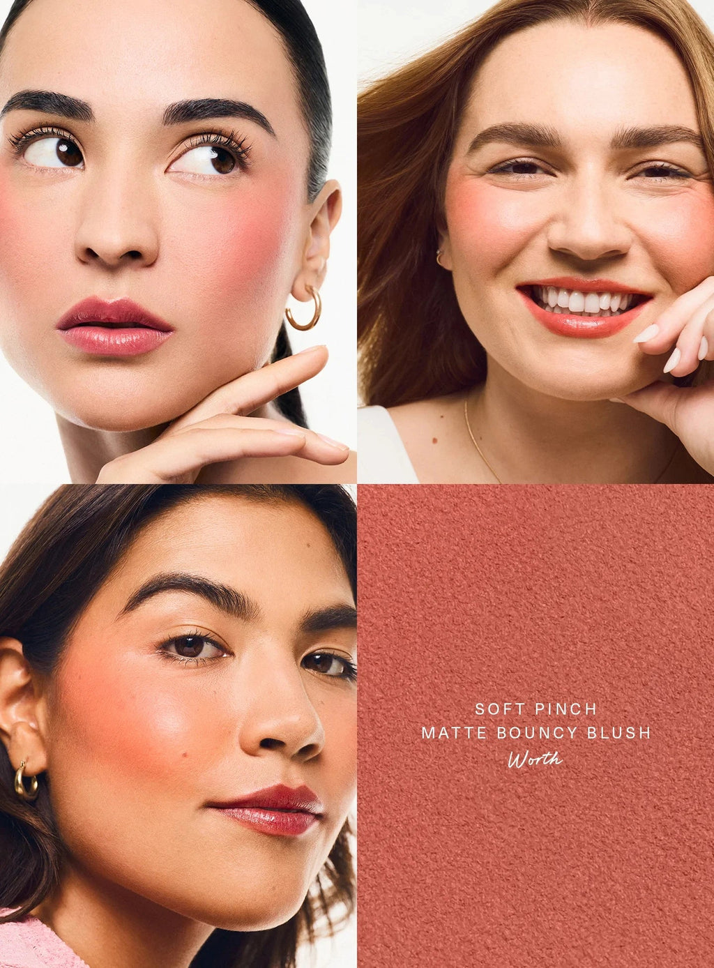 Rare Beauty Soft Pinch Matte Bouncy Cushiony Cream-to-powder Blush Airy And Lightweight Soft Pinch Liquid Blush Natural Flush Nanasbeautyholic