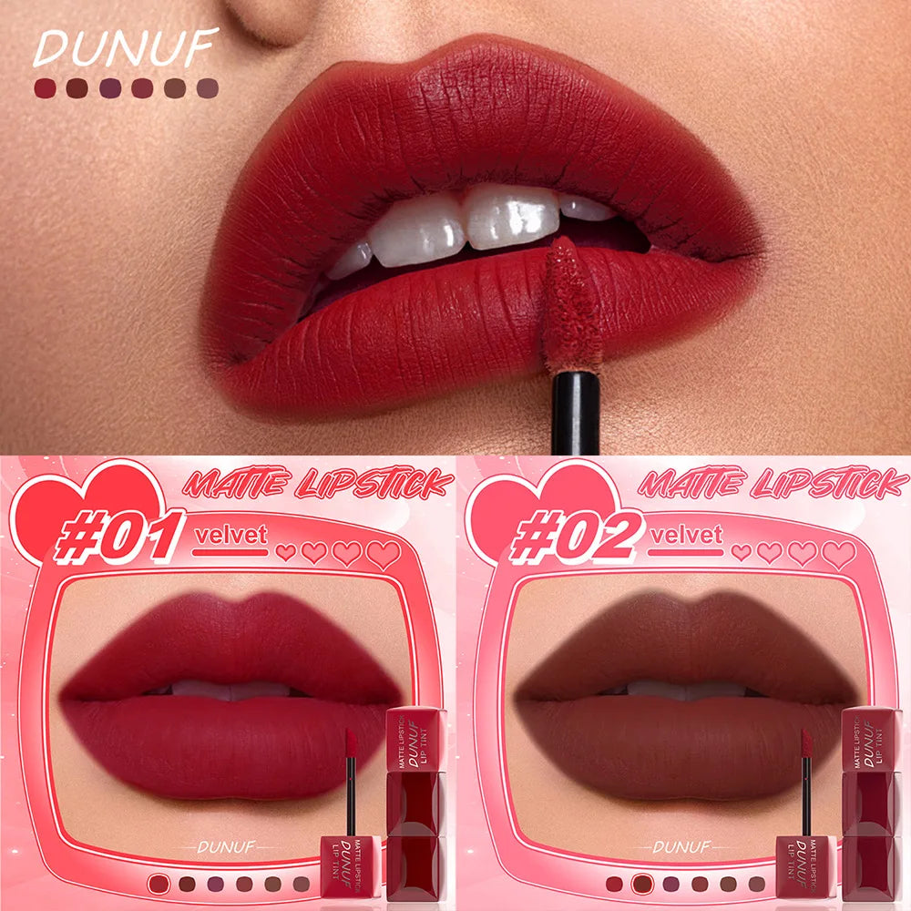 Matte Liquid Lipstick Set Waterproof Smudge Proof Moisturizing Lip Gloss Long Wearing Velvet Tint Makeup Collection Nanasbeautyholic