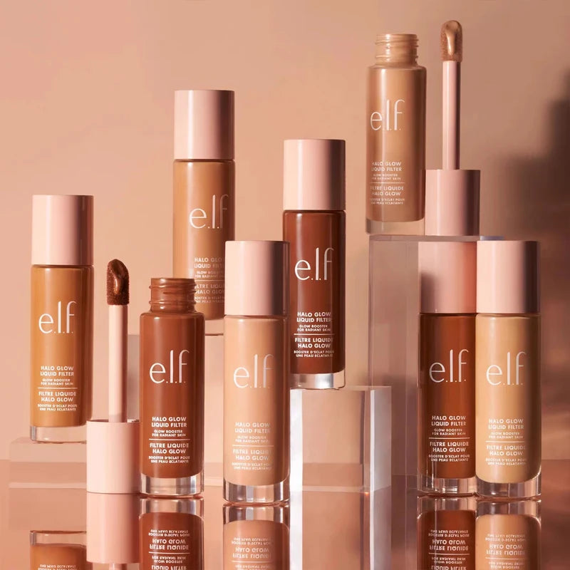 e.l.f. Makeup Base Collection – Primer, Setting Spray, Lip Gloss & Foundation | Oil-Control & Long-Wearing