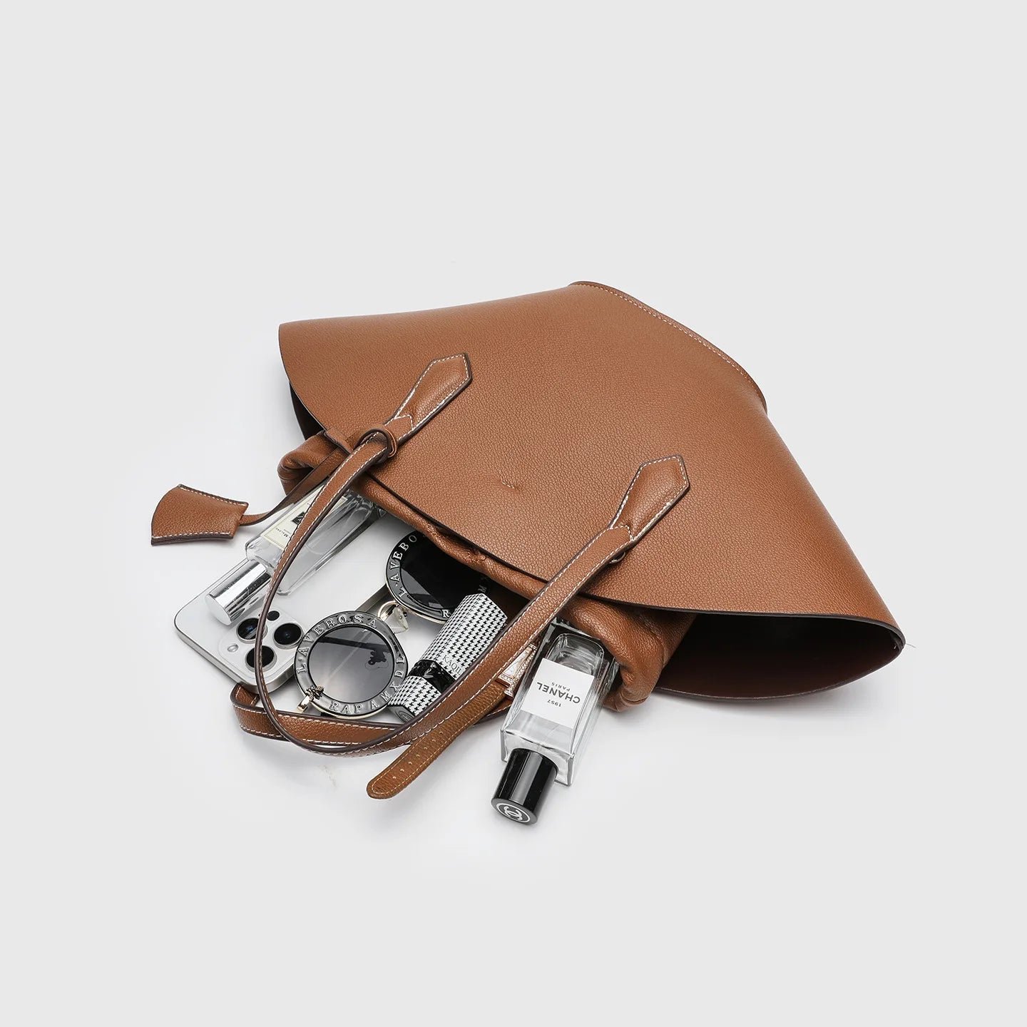 Vintage Shell-Shape Tote Bag – Large Capacity PU Leather Women's Shoulder Bag