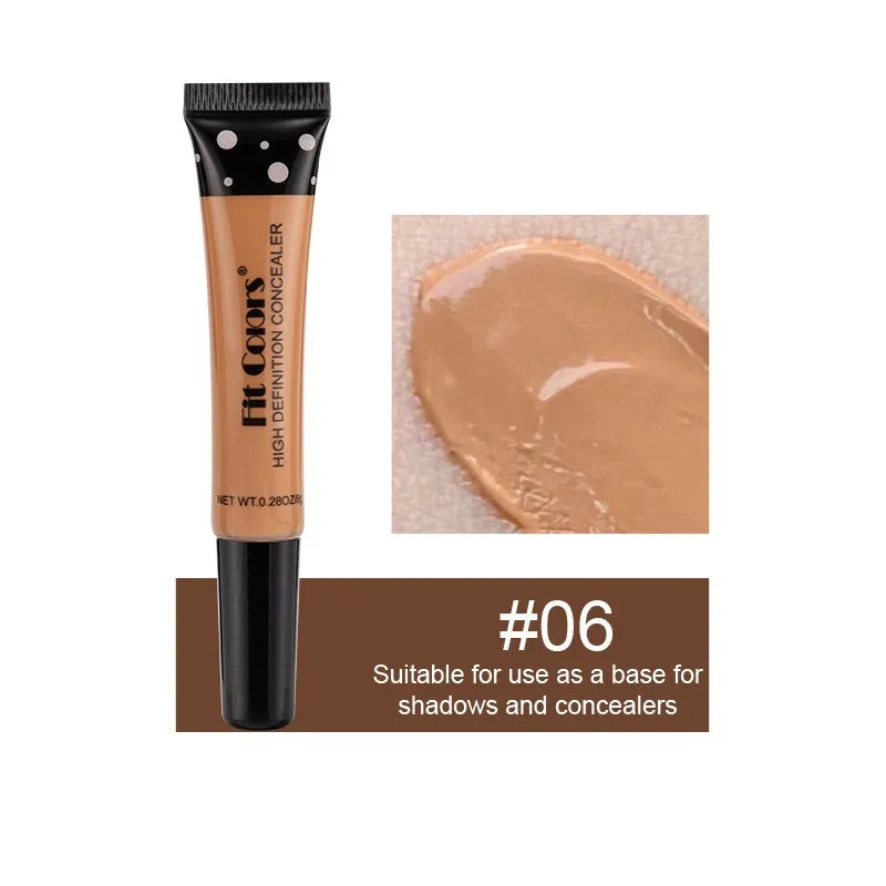 Fit colos Full Coverage Concealer & Liquid Foundation – Moisturizing, Dark Circle Corrector for All Skin Types