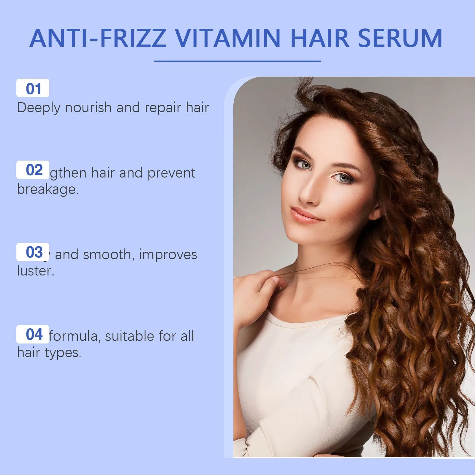 30PCS Vitamin Hair Care Capsules Moisture Serum Repair Hair Splitting Improvement Fast Restore Hair Soft Smooth Scalp Hair Care Nanasbeautyholic