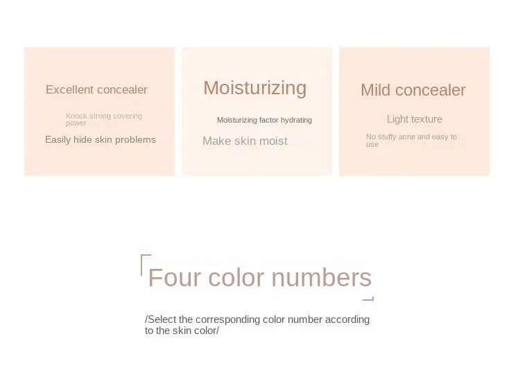 Svmy Liquid Contouring Concealer – Waterproof, Moisturizing & Long-Lasting Coverage for Dark Circles & Acne | 4 Shades