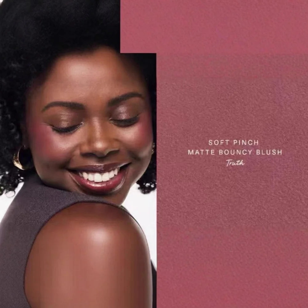 Rare Beauty Soft Pinch Matte Bouncy Cushiony Cream-to-powder Blush Airy And Lightweight Soft Pinch Liquid Blush Natural Flush Nanasbeautyholic
