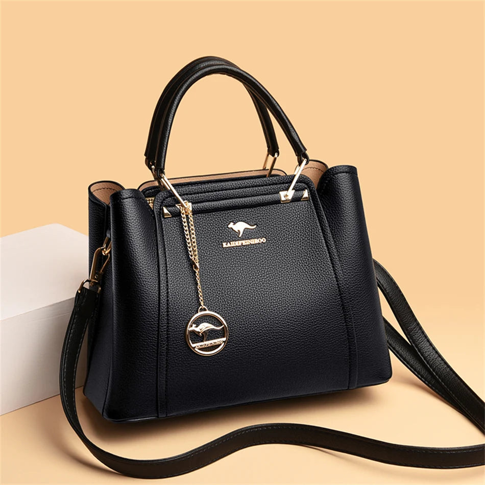 Luxury Women Designer 3 Layers Shoulder