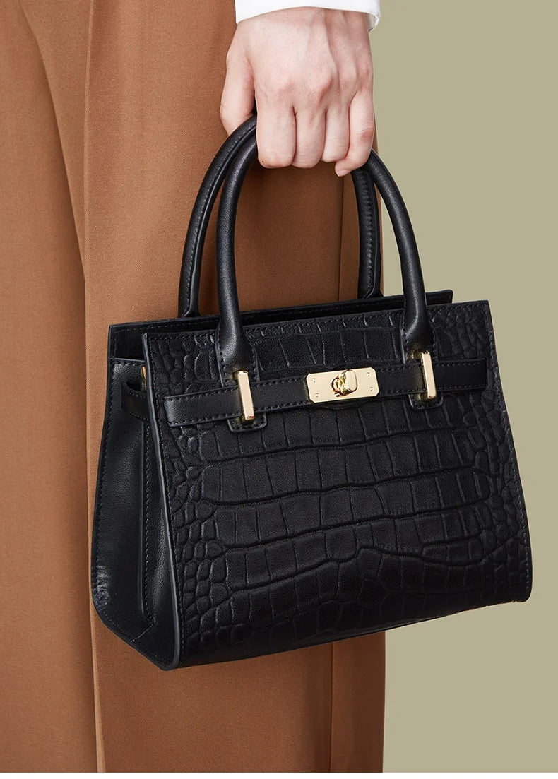 Hot ZOOLER Fashion Woman Bag Full Genuine Leather Shoulder Bags for Businesswomen Real Cow Handbags Purses Bolsa Feminina #wg383 Nanasbeautyholic