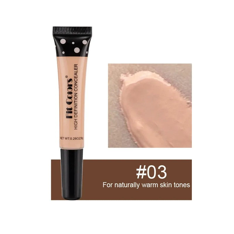 Fit colos Full Coverage Concealer & Liquid Foundation – Moisturizing, Dark Circle Corrector for All Skin Types