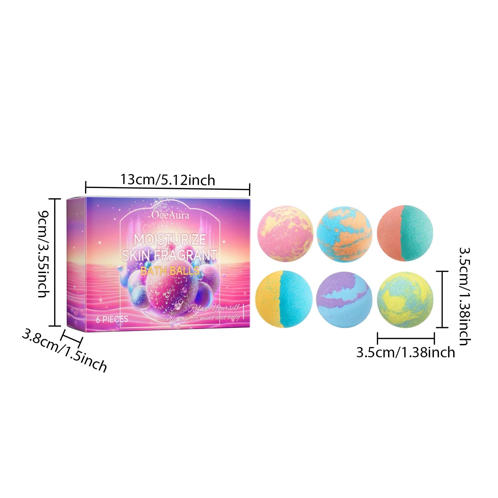Lavender Bubble Bath Balls Long Lasting Fragrance Improve Exfoliating Foot Odor Cleanse Relax Stress Moisturizing Salt Bath Ball Nanasbeautyholic