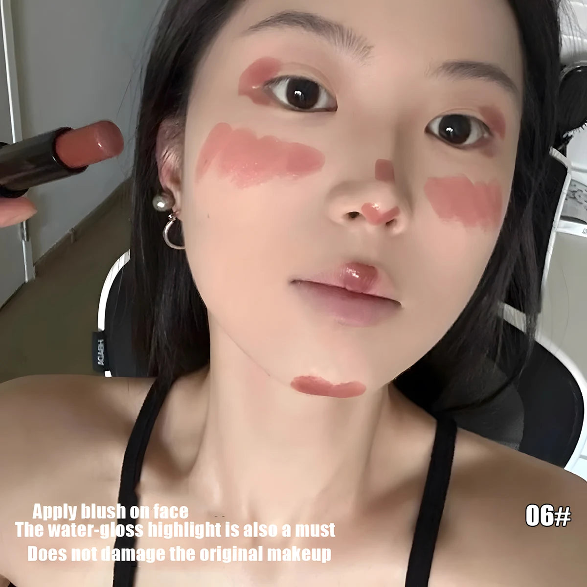 Moisturizing Mirror Lipstick – Waterproof, Long-Lasting Lip Gloss in Red & Brown Shades