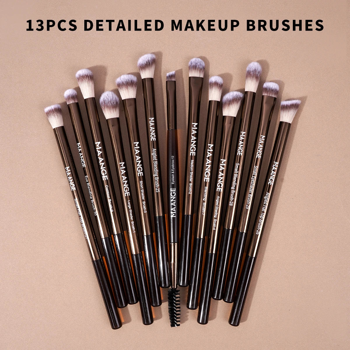 MAANGE 20pcs/set Pro Makeup Brushes Double Ended
