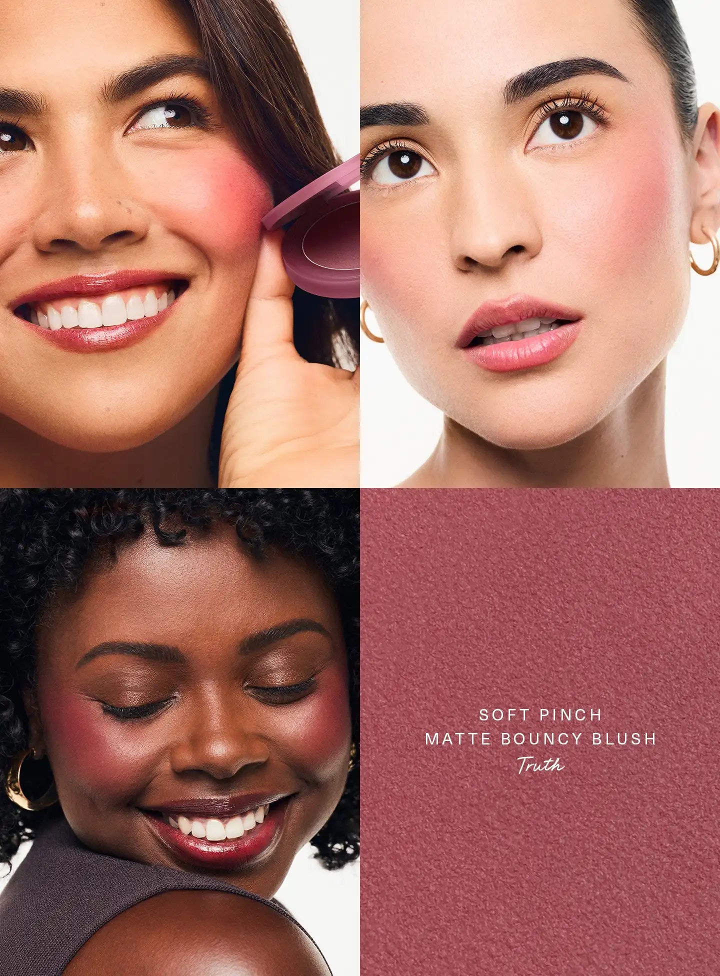 Rare Beauty Soft Pinch Matte Bouncy Cushiony Cream-to-powder Blush Airy And Lightweight Soft Pinch Liquid Blush Natural Flush Nanasbeautyholic