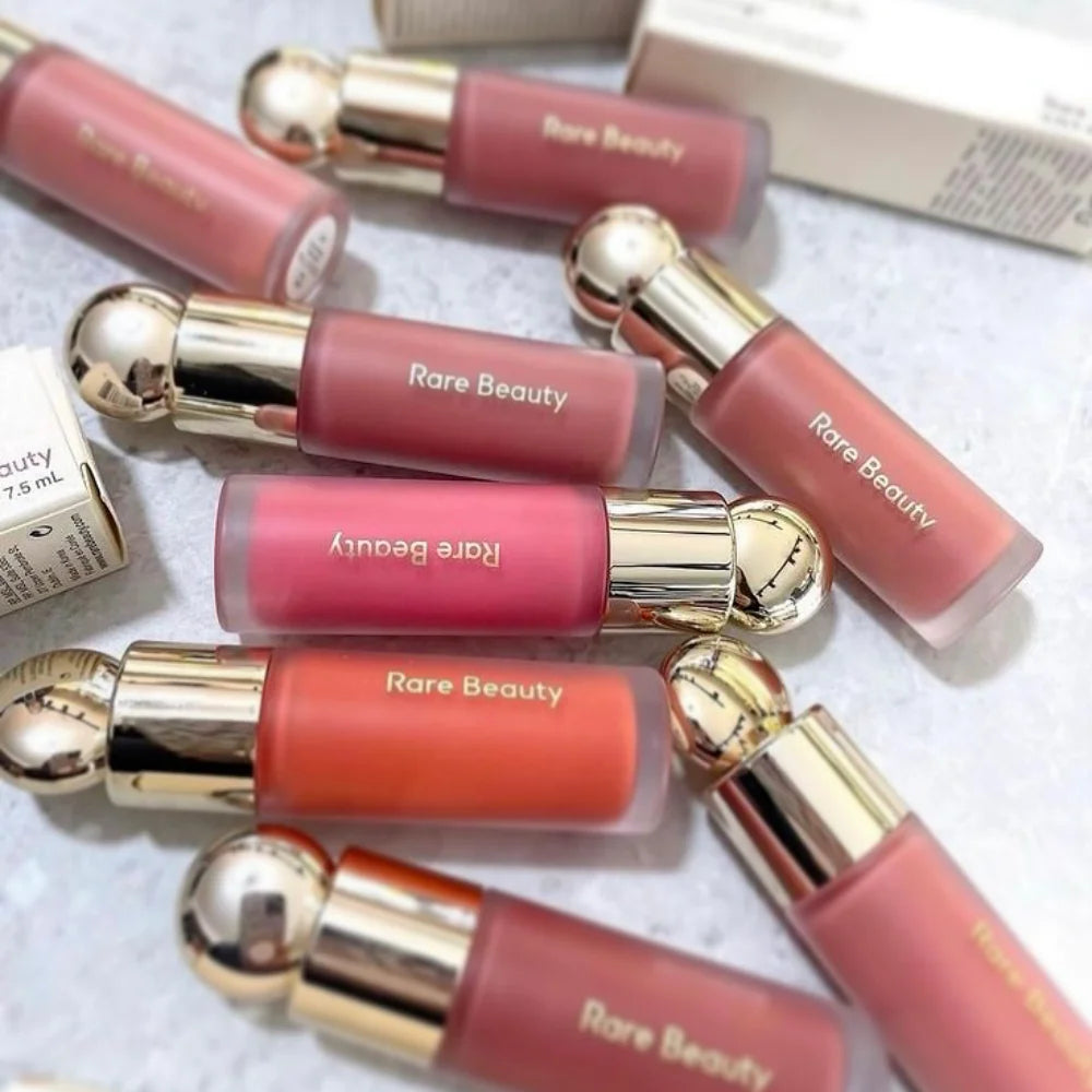 Rare Beauty Lipstick Blush Cream Grace Liquid Blush Waterproof Mositure Face Contour Shadow Blusher Liquid Blusher Plump Makeup Nanasbeautyholic