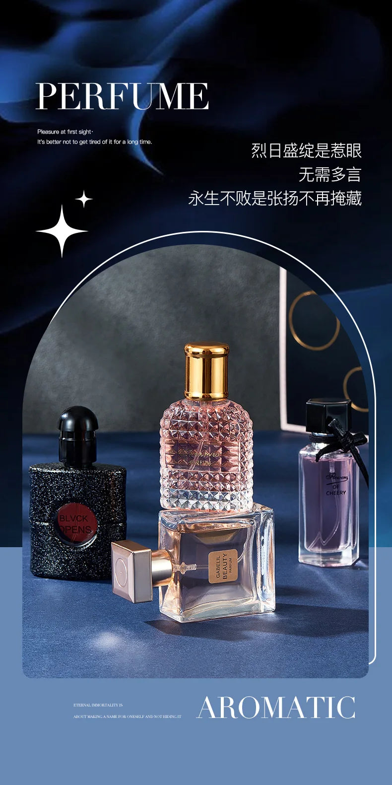 Original Women Perfume Gift Box Perfumes Set 4PCS*25ML Long Lasting Fresh Fragrance Eau De Toilette Gift For Women Men Pheromone Nanasbeautyholic