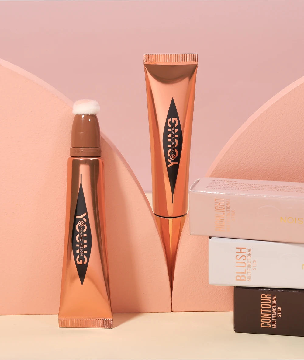 Young Vision 6-Shade Cushion Blush – Skin-Friendly Highlighter & Blush Stick