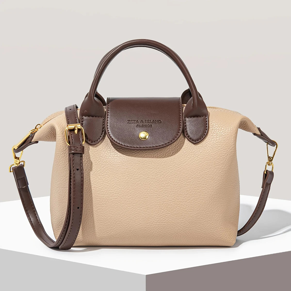 Classic fashion simple messenger bag, elegant temperament, multifunctional, high-value contrast color shoulder bag Nanasbeautyholic