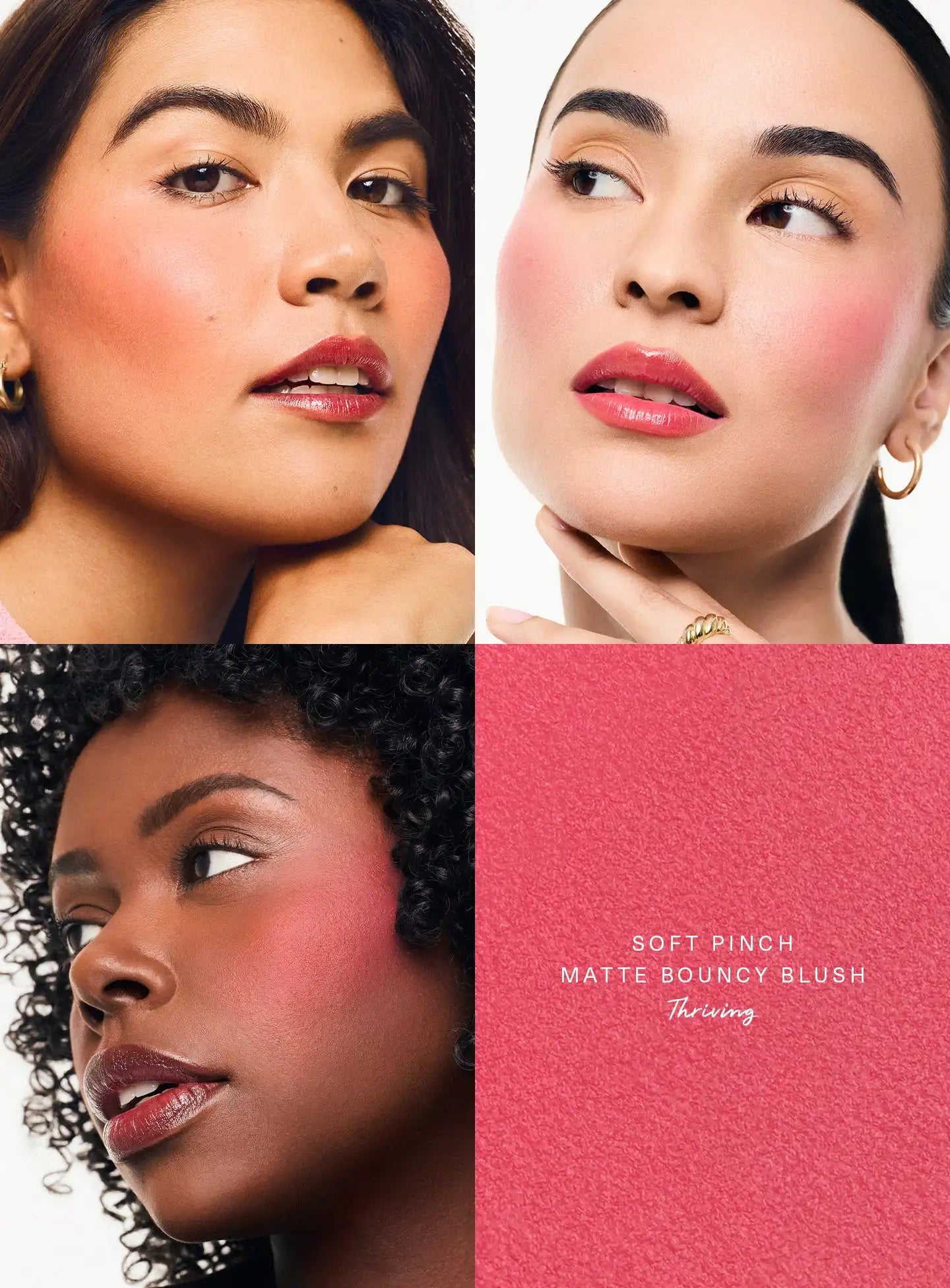 Rare Beauty Soft Pinch Matte Bouncy Cushiony Cream-to-powder Blush Airy And Lightweight Soft Pinch Liquid Blush Natural Flush Nanasbeautyholic