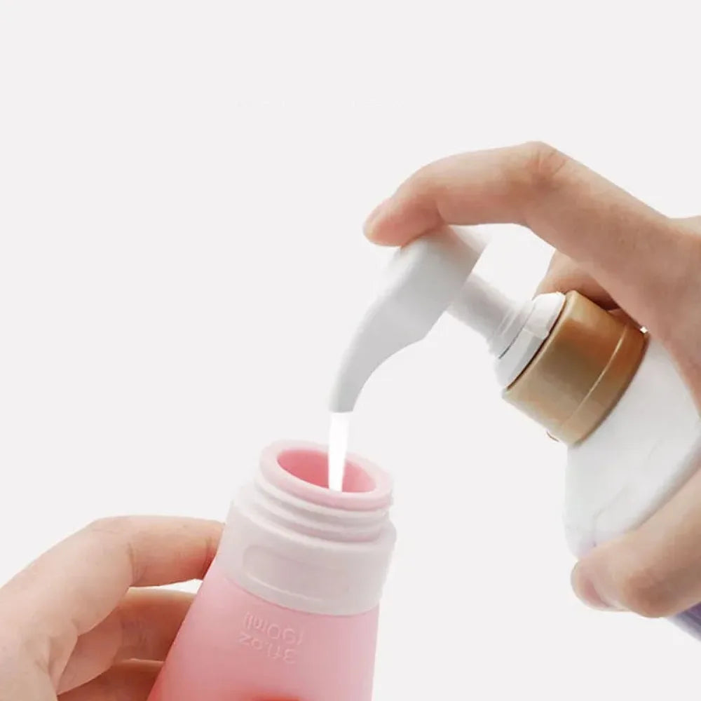 4Pcs 60ml Travel Botttle Set Refillable Bottles