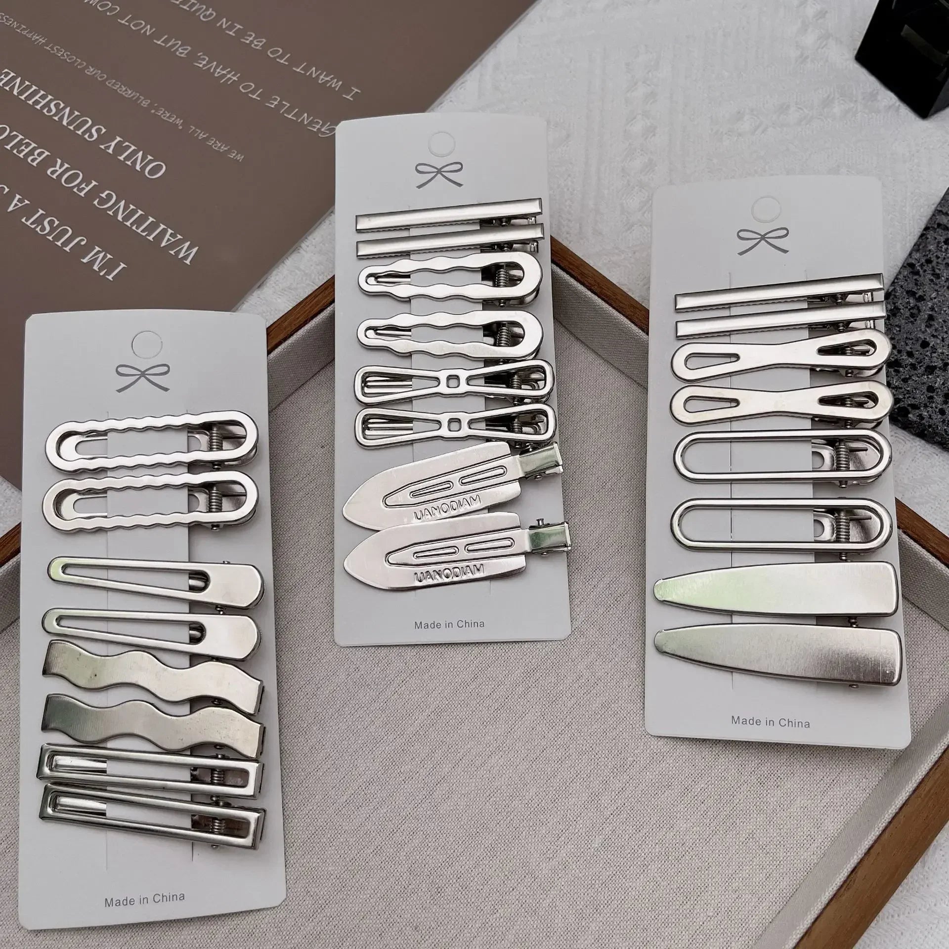 Sliver Metal Hair Clips