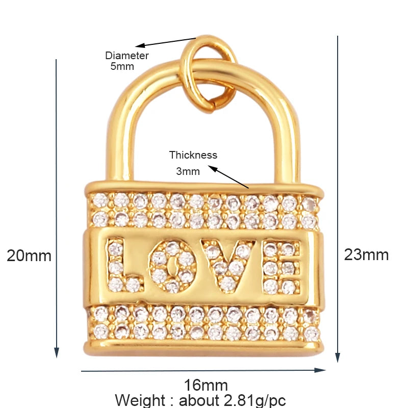 18K Gold Plated Rainbow Enamel Charm Pendant for DIY Jewelry Making – Necklace & Bracelet Findings