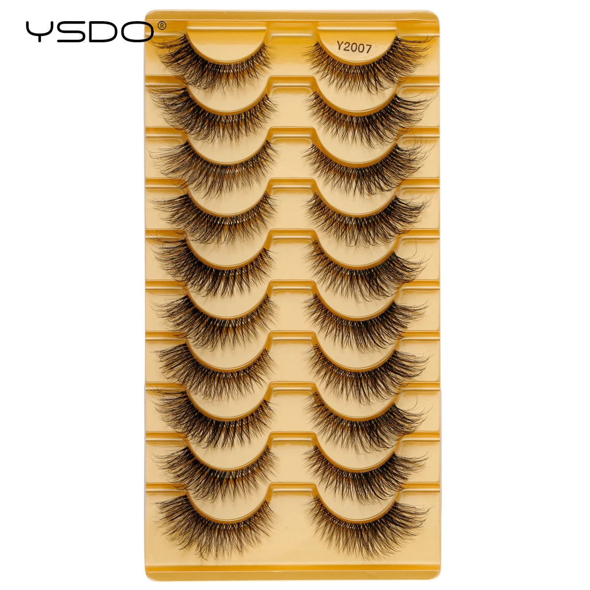 YSDO Natural Full False Eyelashes 3d Lashes  Cat Eye Fake Eyelashes Extension Faux Cils Makeup Tools