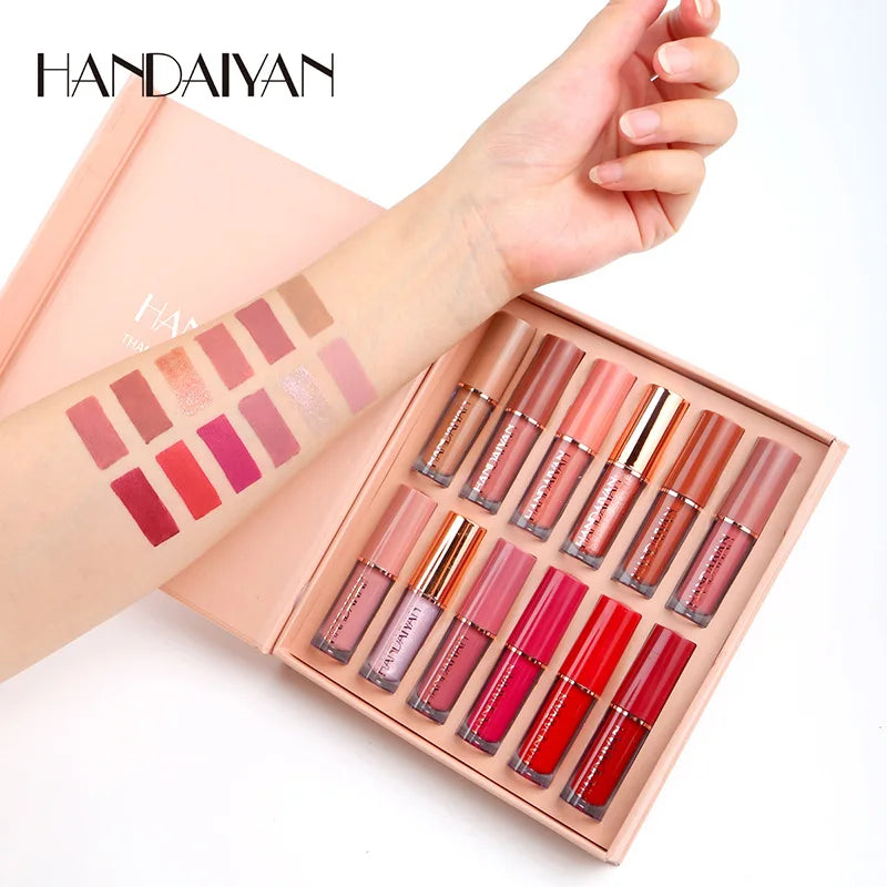 Matte Liquid Lipstick Kit Non Stick
