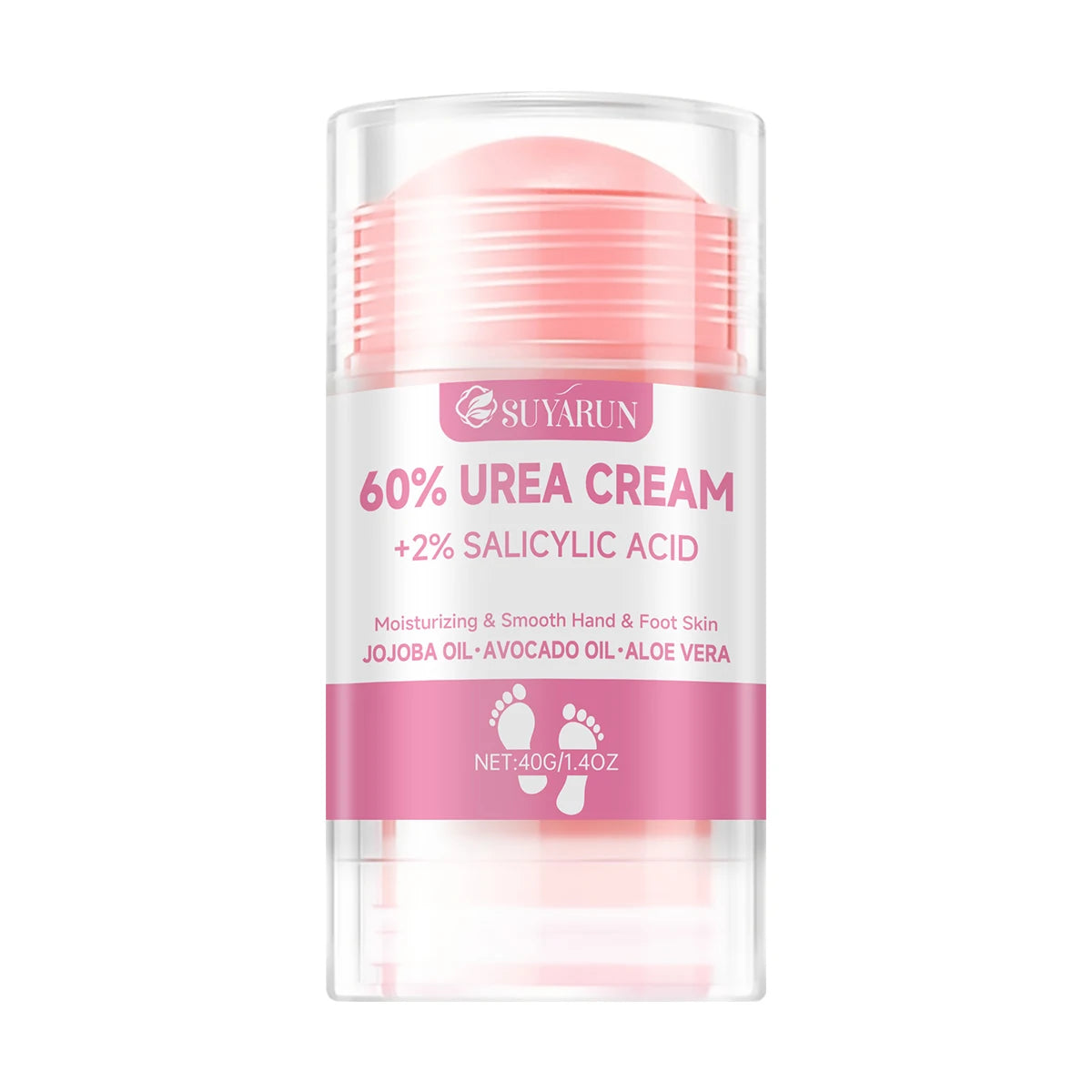 60% Urea Foot Cream Stick | Cracked Heel Repair & Deep Hydration | Exfoliating Dry Foot Care