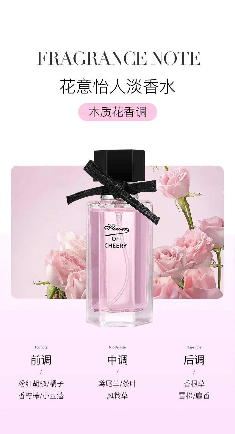 Original Women Perfume Gift Box Perfumes Set 4PCS*25ML Long Lasting Fresh Fragrance Eau De Toilette Gift For Women Men Pheromone Nanasbeautyholic