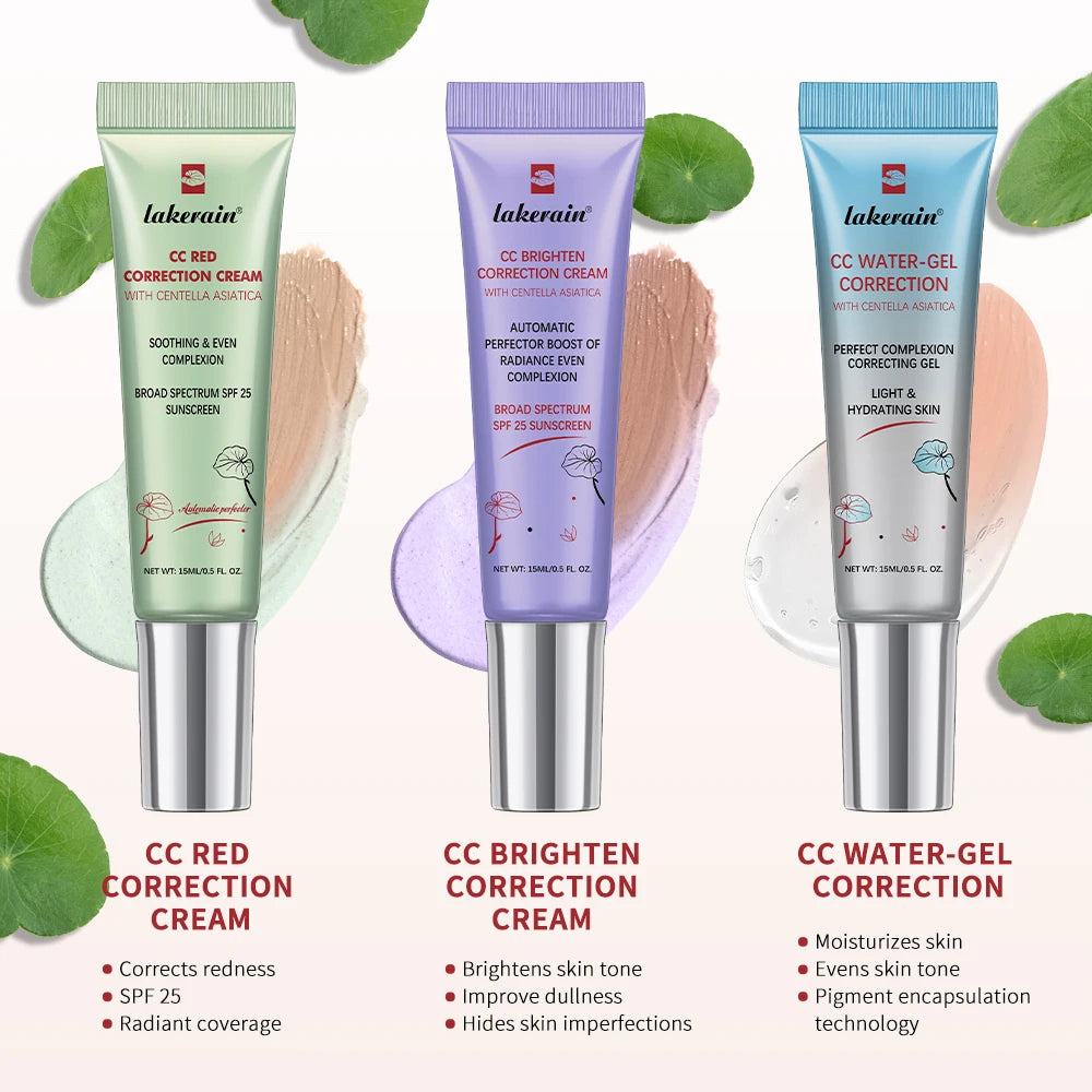 CC Water-Gel Cream Foundation – Hydrating, Color-Correcting Coverage with Centella Asiatica