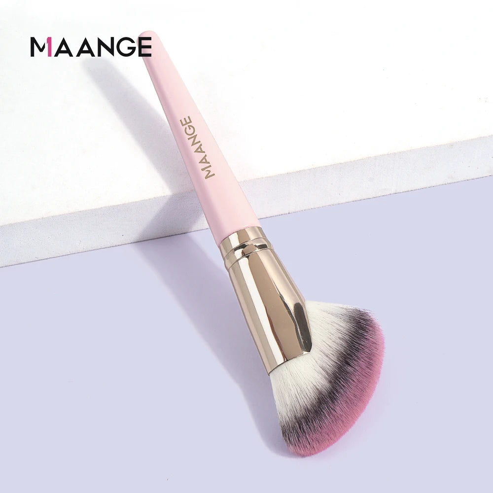 MAANGE Dense Blush Bronzer Brush Angled Makeup Brush Premium