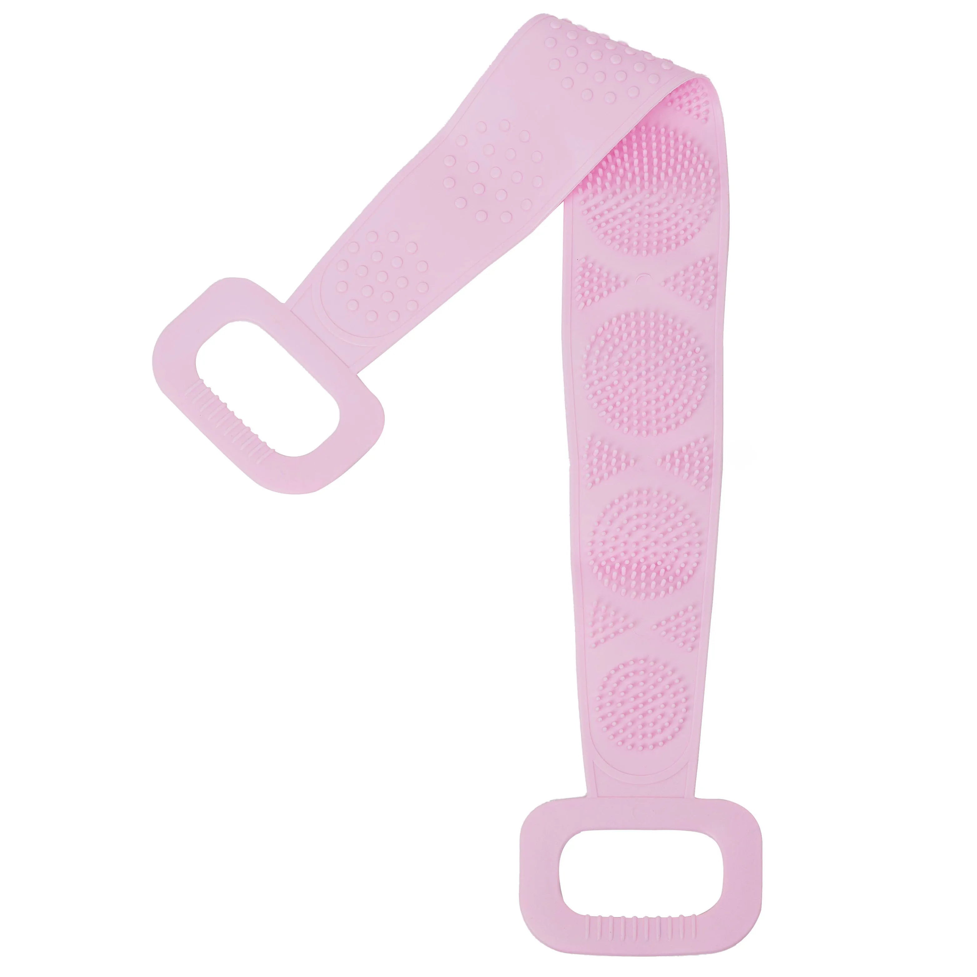 Body Sponge Silicone Brushes Bath Towels Scrubber Rubbing Back Peeling Massage Shower Belt Extended Skin Clean Brushes Nanasbeautyholic