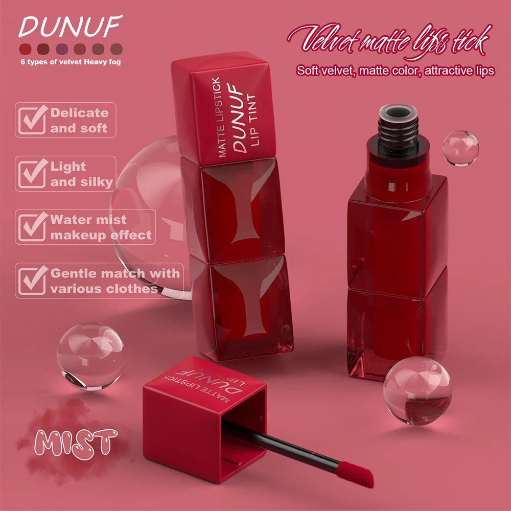 Matte Liquid Lipstick Set Waterproof Smudge Proof Moisturizing Lip Gloss Long Wearing Velvet Tint Makeup Collection Nanasbeautyholic